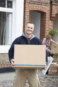 Packing boxes and fragile items for a local move in Hounslow