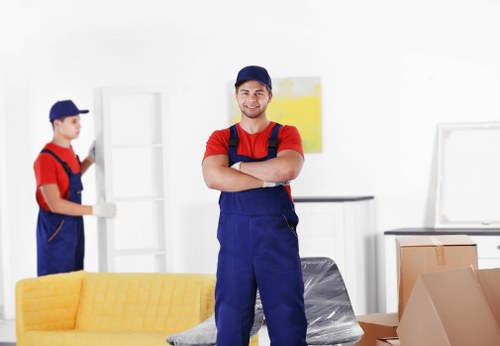 Removal van and movers handling a same day house move in Hounslow