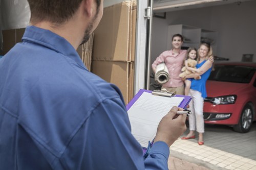 Removal team helping with a local move in Hounslow