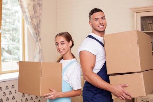 Careful loading of household furniture for a Hounslow removals job